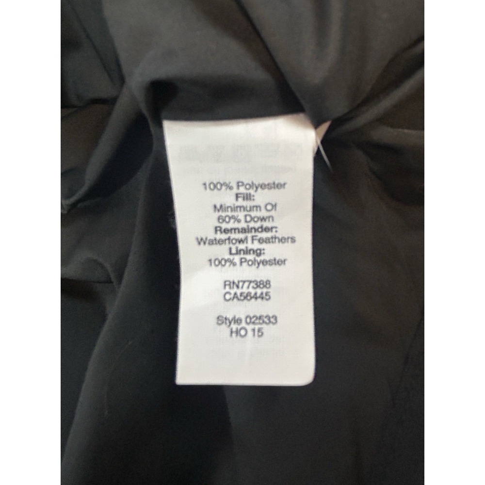J Crew Mens Quilted Puffer Herringbone Vest Black trim Polyester Full ZipSize L - Picture 6 of 8
